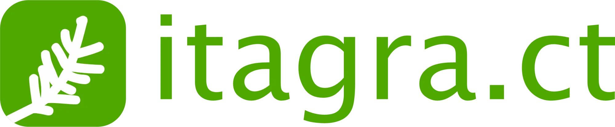 Logotipo Itagra.ct - icono + nombre corto sin fondo