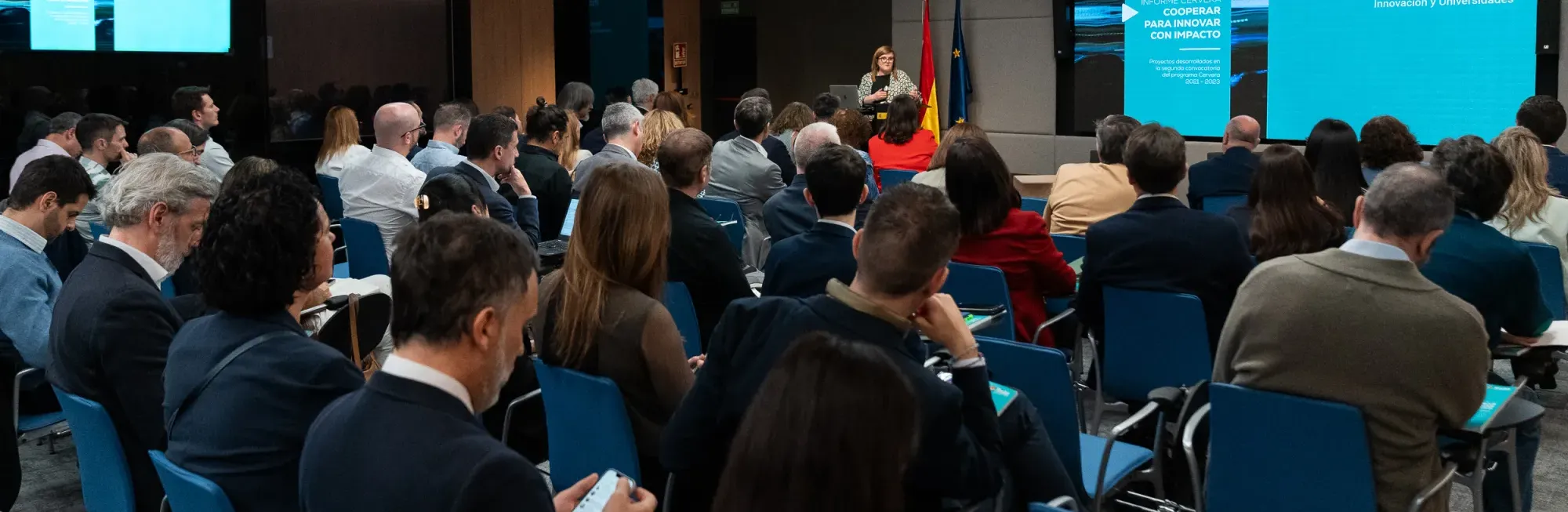 Encuentro profesional sobre cooperación e innovación con representantes de empresas, centros tecnológicos y entidades del ecosistema de I+D+i.