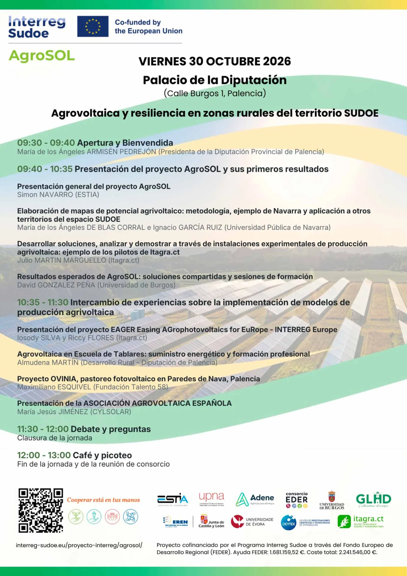 Cartel Jornada AgroSOL 30 Octubre 2026