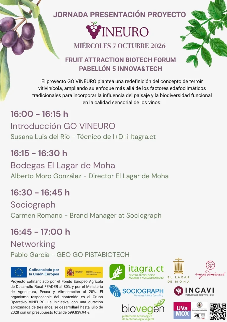 Jornada de Presentación Proyecto GO VINEURO