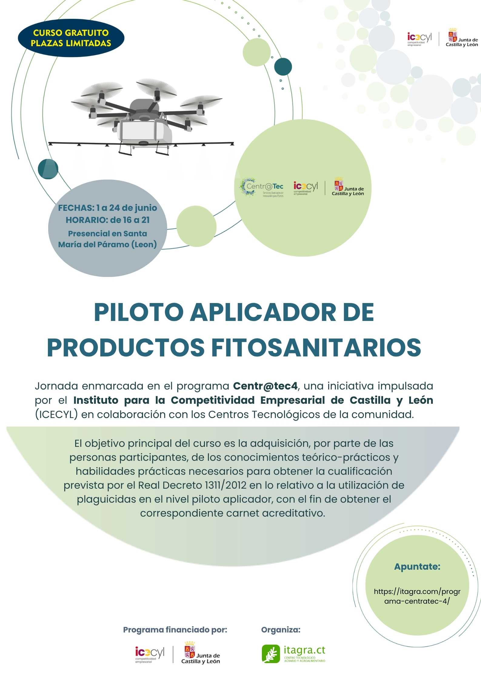 Cartel Curso fitosanitarios